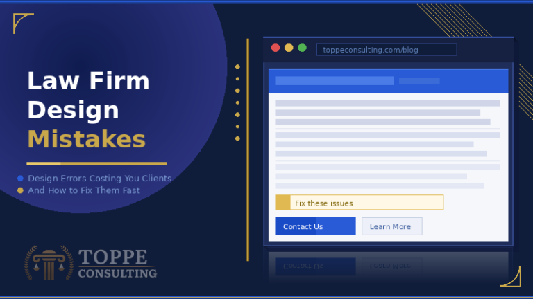Law Firm Website Design Mistakes Attorneys Make