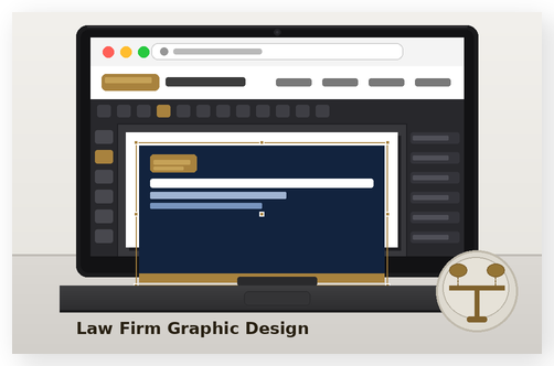 law firm graphic design