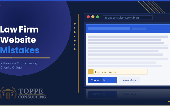 law firm website errors