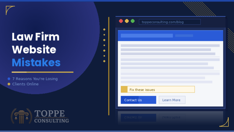 Law Firm Website Errors That Cost You Clients